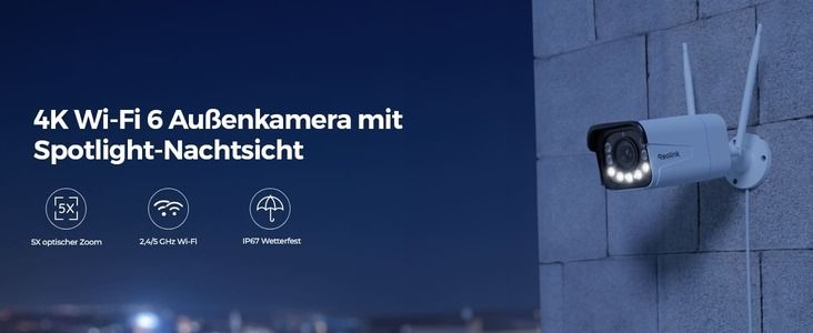 Reolink W430 | Bullet camera, 4K, WiFi en zoom