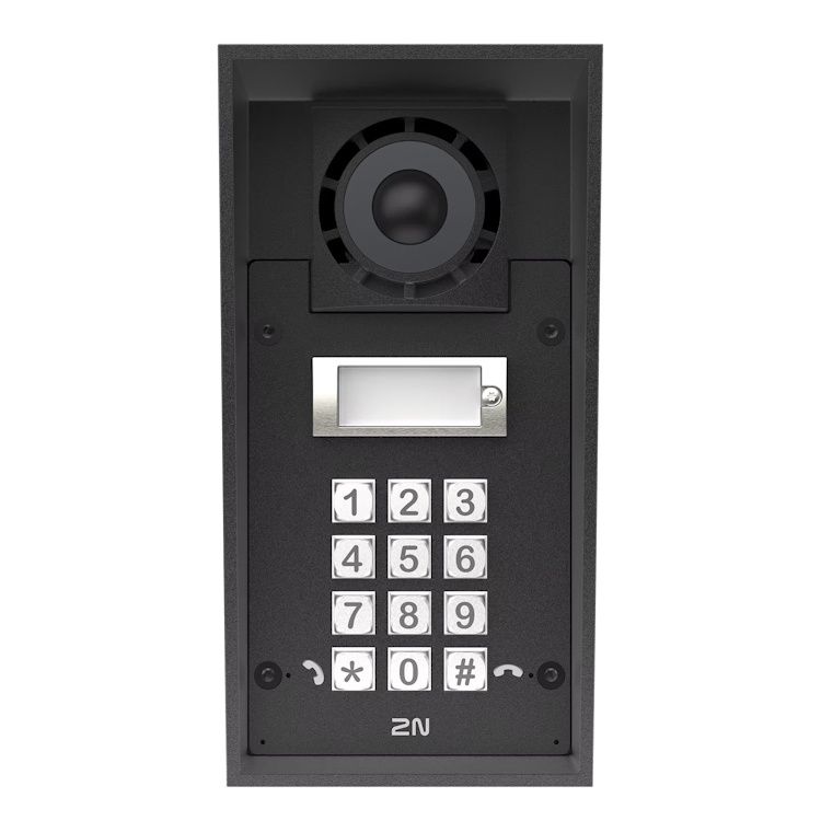 2N IP Force 2.0 Intercom (9151301K) met keypad, 1 verlichte knop en audio