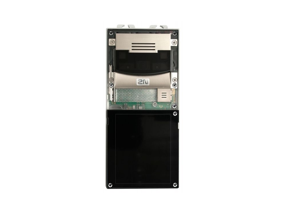 2N IP Verso Intercom Basic unit zonder camera in de kleur zilver of nikkel