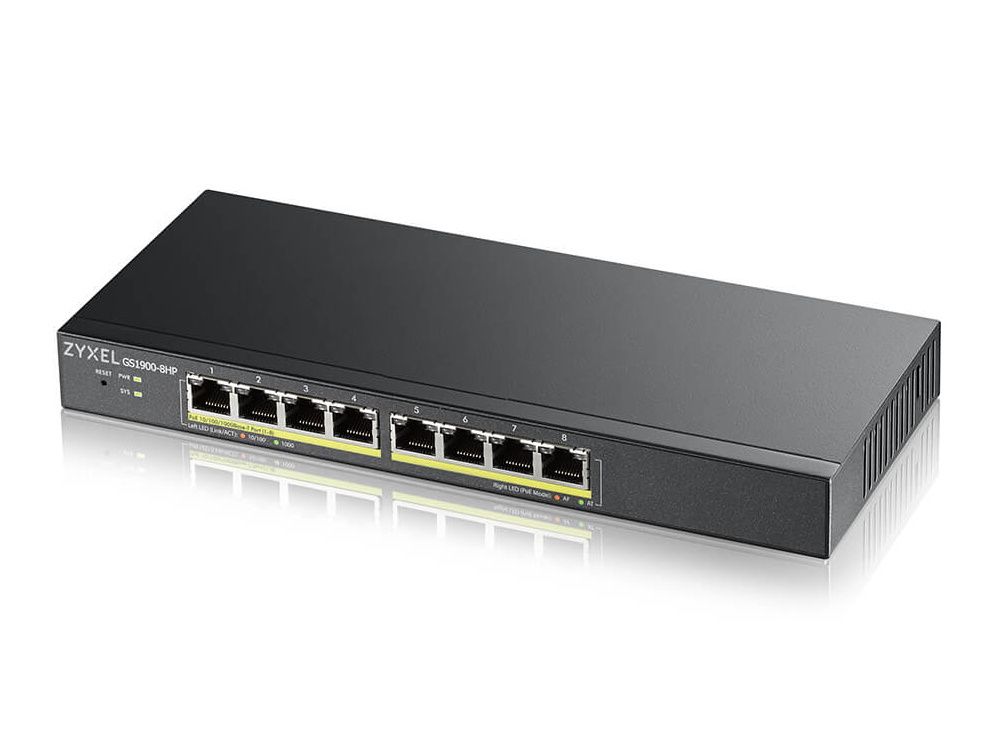 Zyxel GS1900-8HP v2 8-poorts