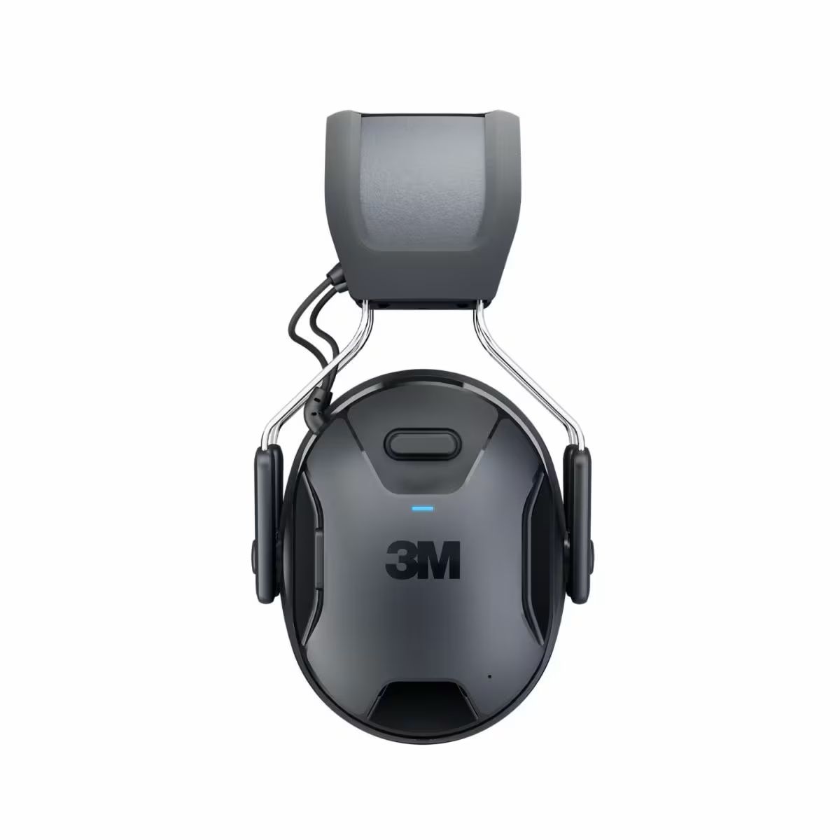 Zijkant van de 3M Peltor WorkTunes Connect en Solar (90573E-1) gehoorbeschermer met Bluetooth met oorkap zichtbaar