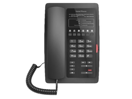 Fanvil H3 Hotel IP Telefoon Zwart
