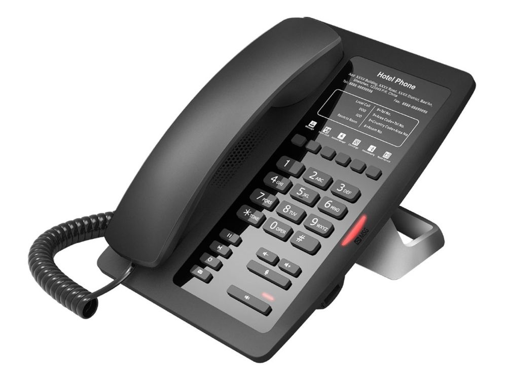 Fanvil H3 Hotel IP Telefoon Zwart