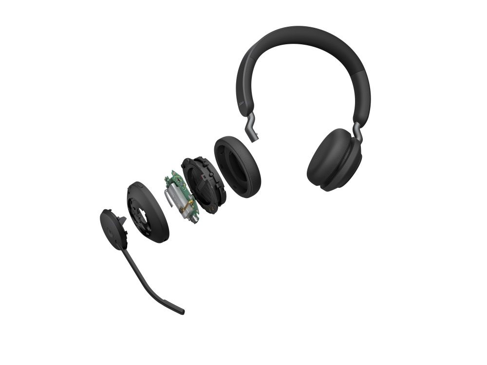 Jabra Evolve2 65 MS Stereo USB-A met oplaadkabel ⮕