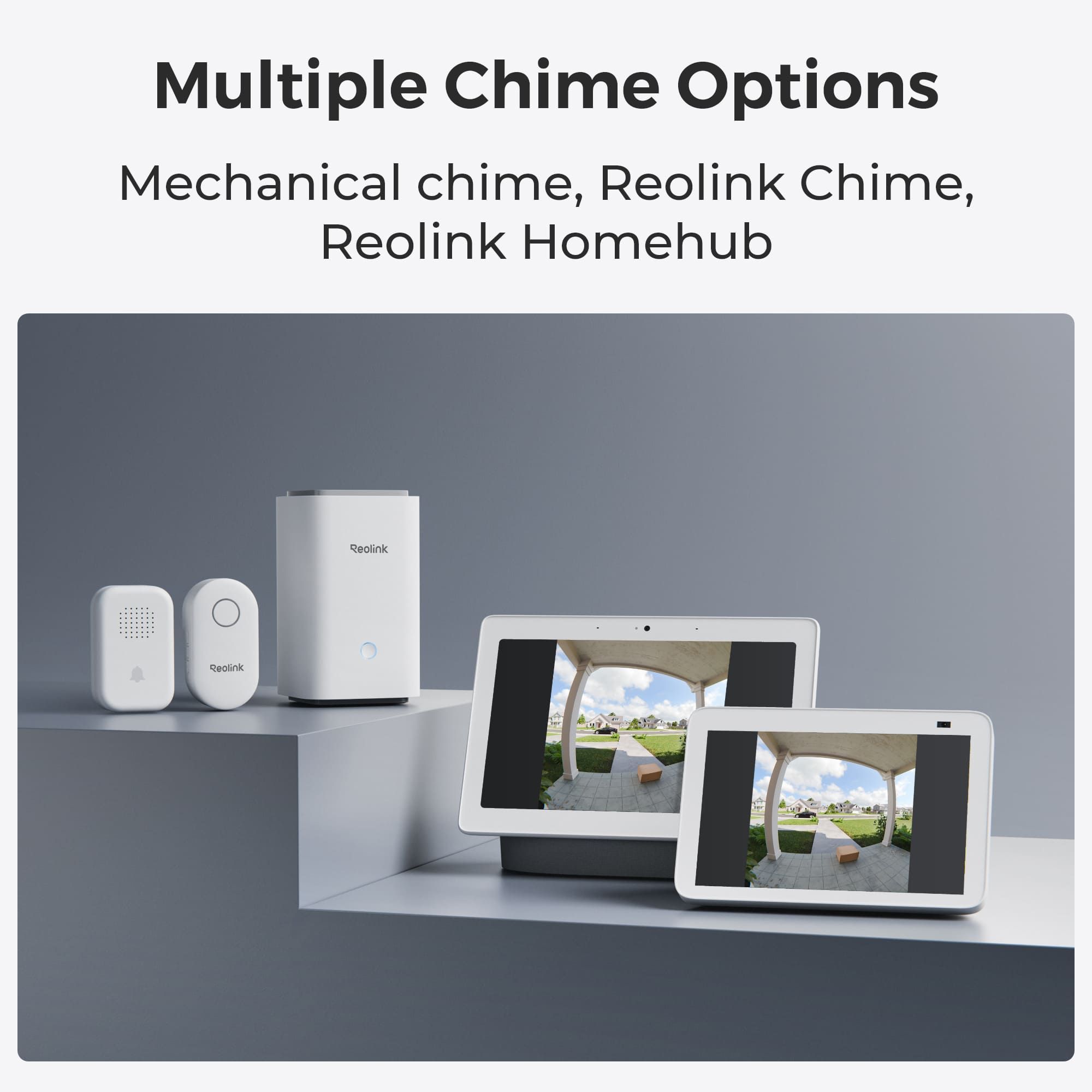 Reolink D340B WiFi Doorbell met accu Wit