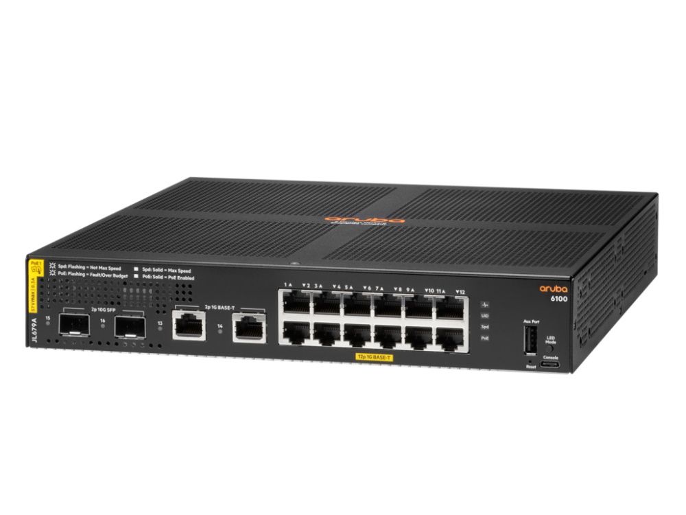 Aruba 6100 12G CL4 PoE 2SFP+