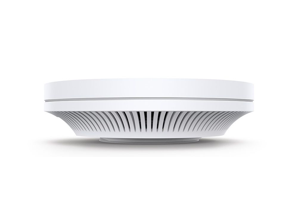 Zijkant van het TP-Link Omada SDN EAP670 WiFi 6 indoor access point