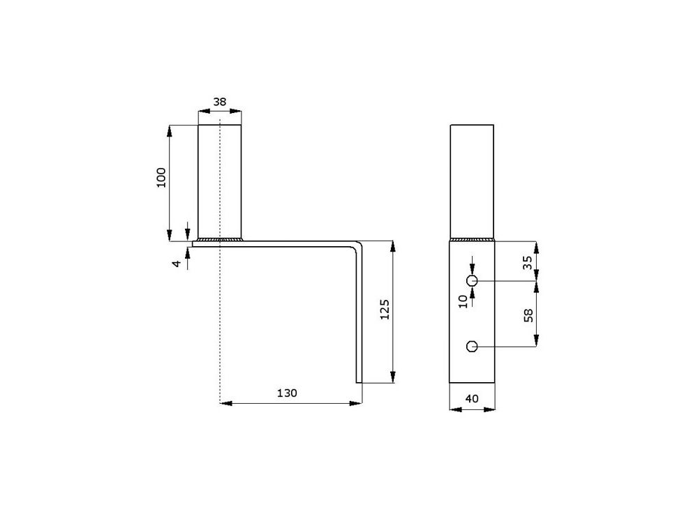 Mini Wall Mount compacte muurbeugel