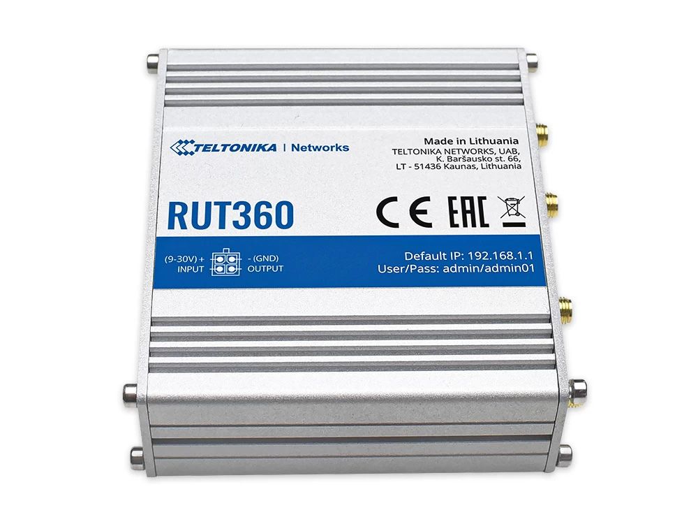 Teltonika RUT360 + 4G MIMO Omni Antenne