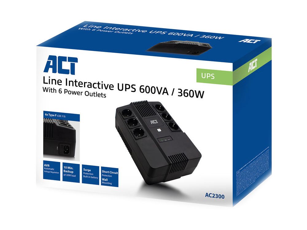 ACT AC2300 UPS 600VA