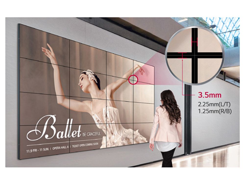 LG 55VL5F Complete Videowall 110''