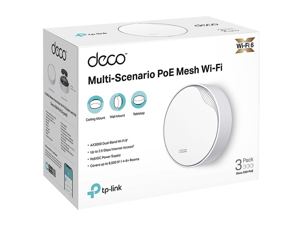 TP-Link Deco X50-PoE 3-pack