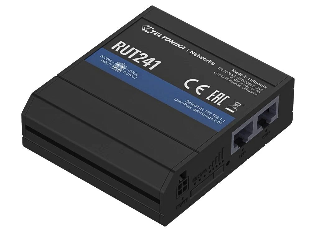 Teltonika RUT241 + 4G MIMO Omni Antenne