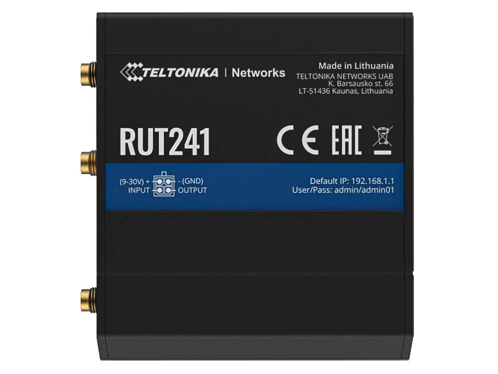 Teltonika RUT241 + 4G MIMO Omni Antenne