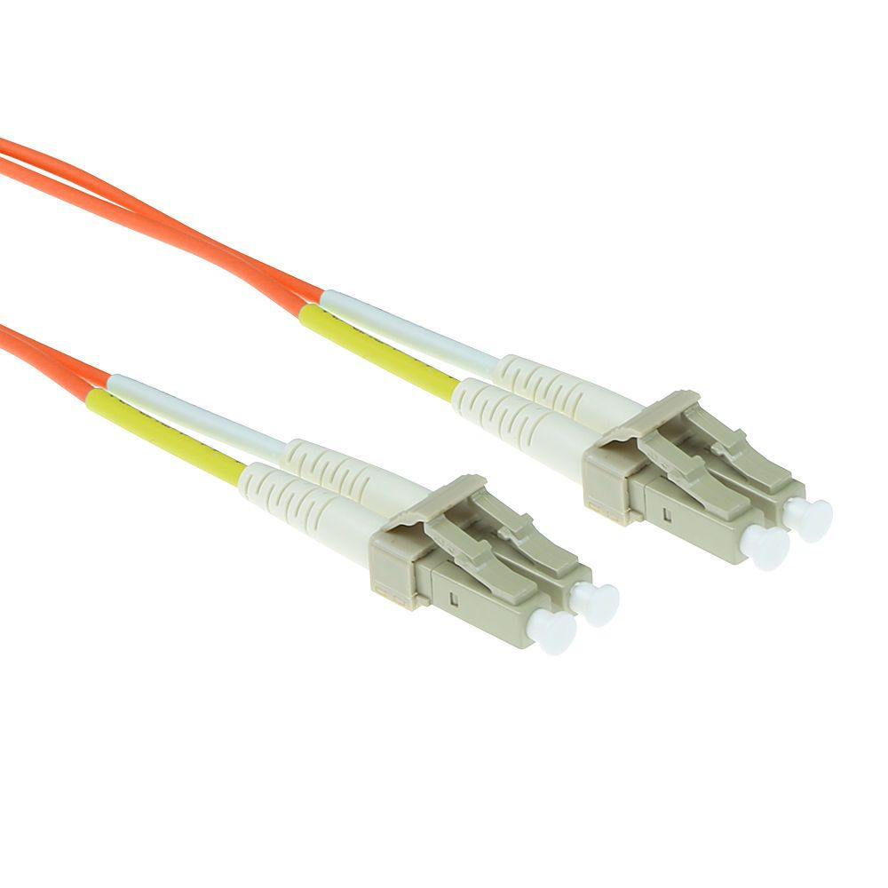 ACT LC-LC 50/125µm OM2 Duplex Fiber Optic Patchkabel 1 meter