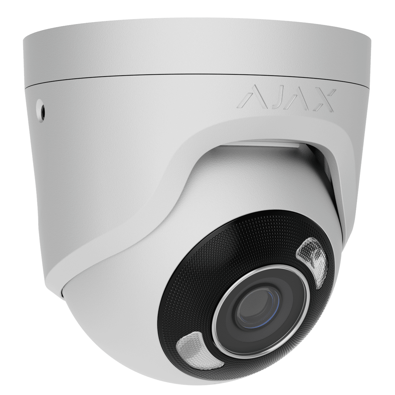 white ajax turret camera profile
