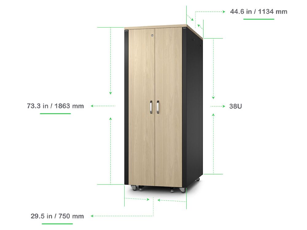 APC NetShelter Soundproof AR4038LIA
