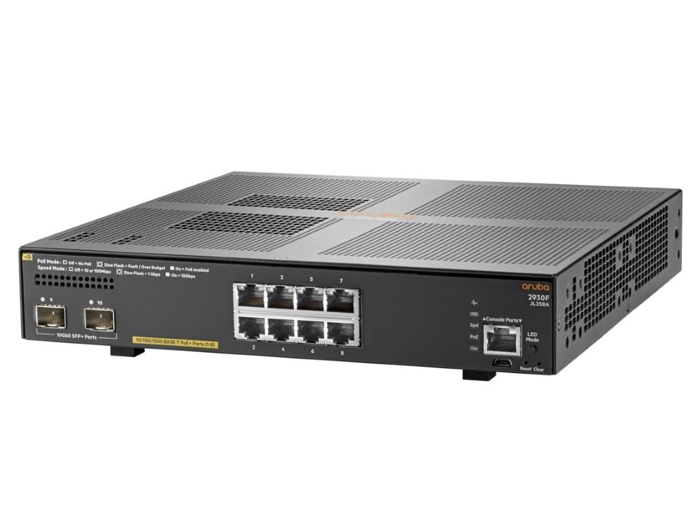 Aruba 2930F 8G PoE+ 2SFP+