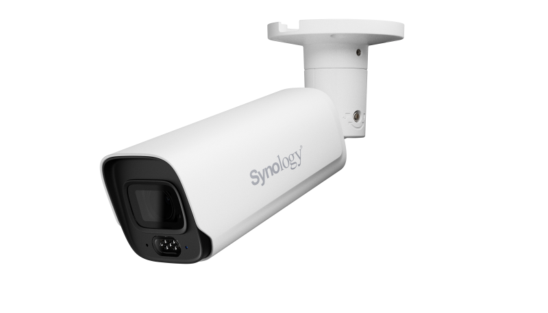 synology bullet camera white front