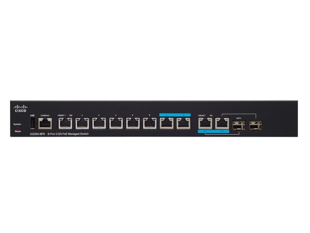 Cisco SG350-8PD 8-poorts