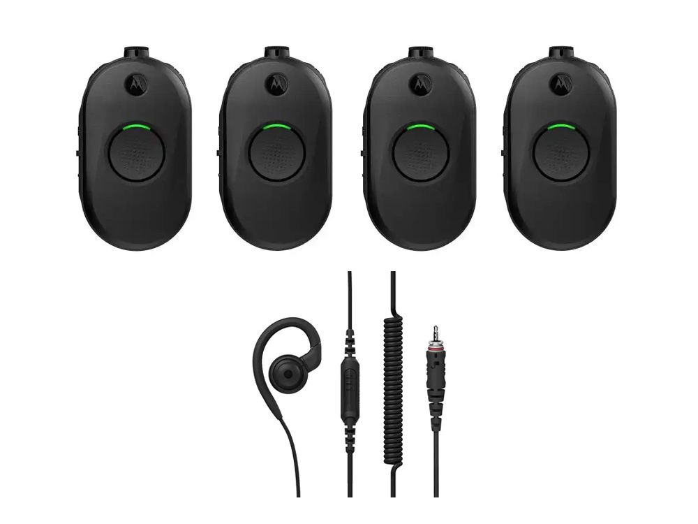 Motorola clp446e 4-pack met oortje