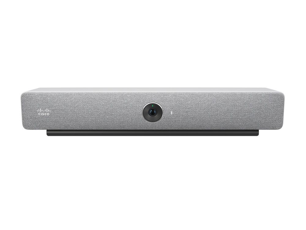 Voorkant van de Cisco Webex Room Bar met camera