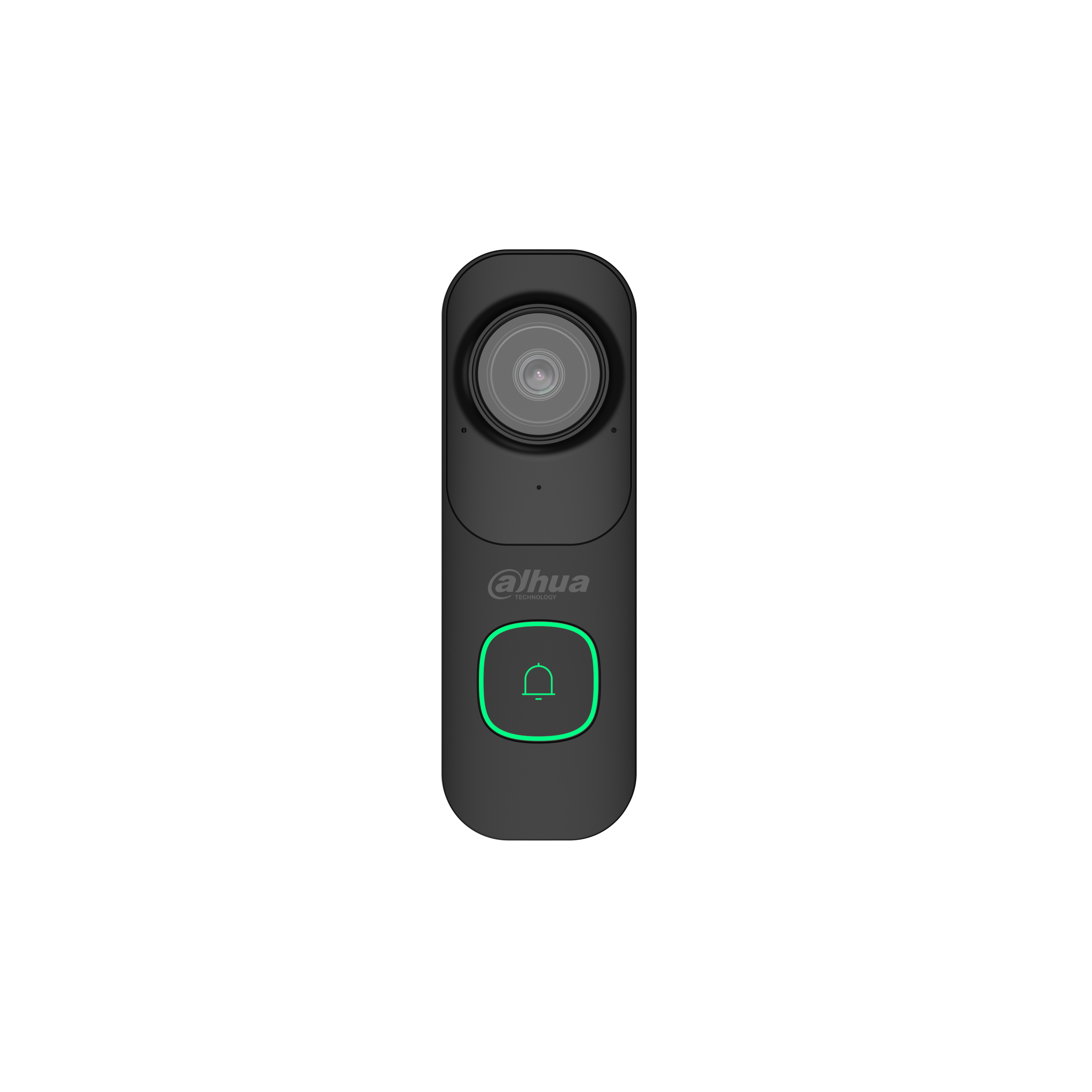 De Dahua DB41AB 4MP WiFi Video Deurbel met groene verlichting