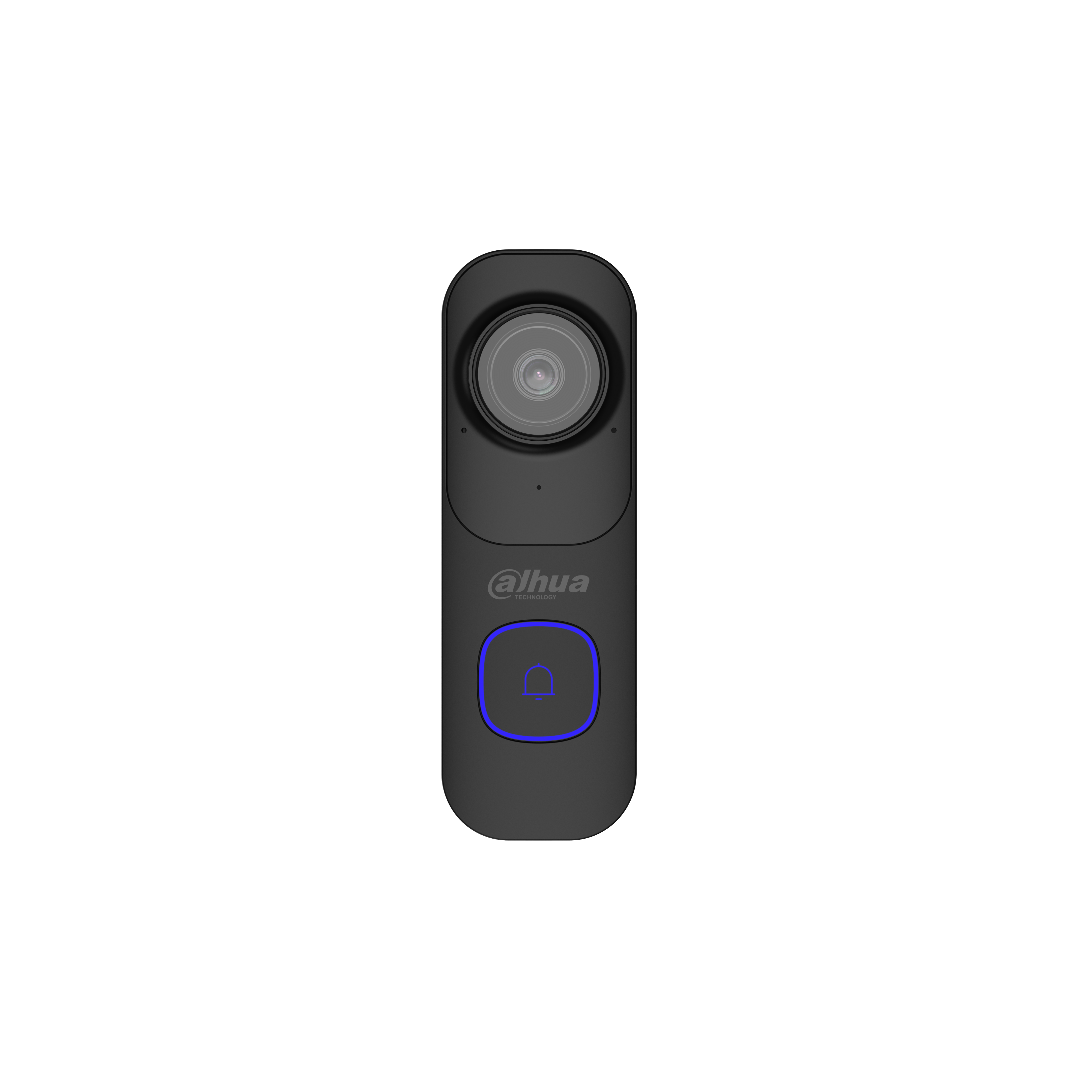 De Dahua DB41AB 4MP WiFi Video Deurbel met blauwe verlichting