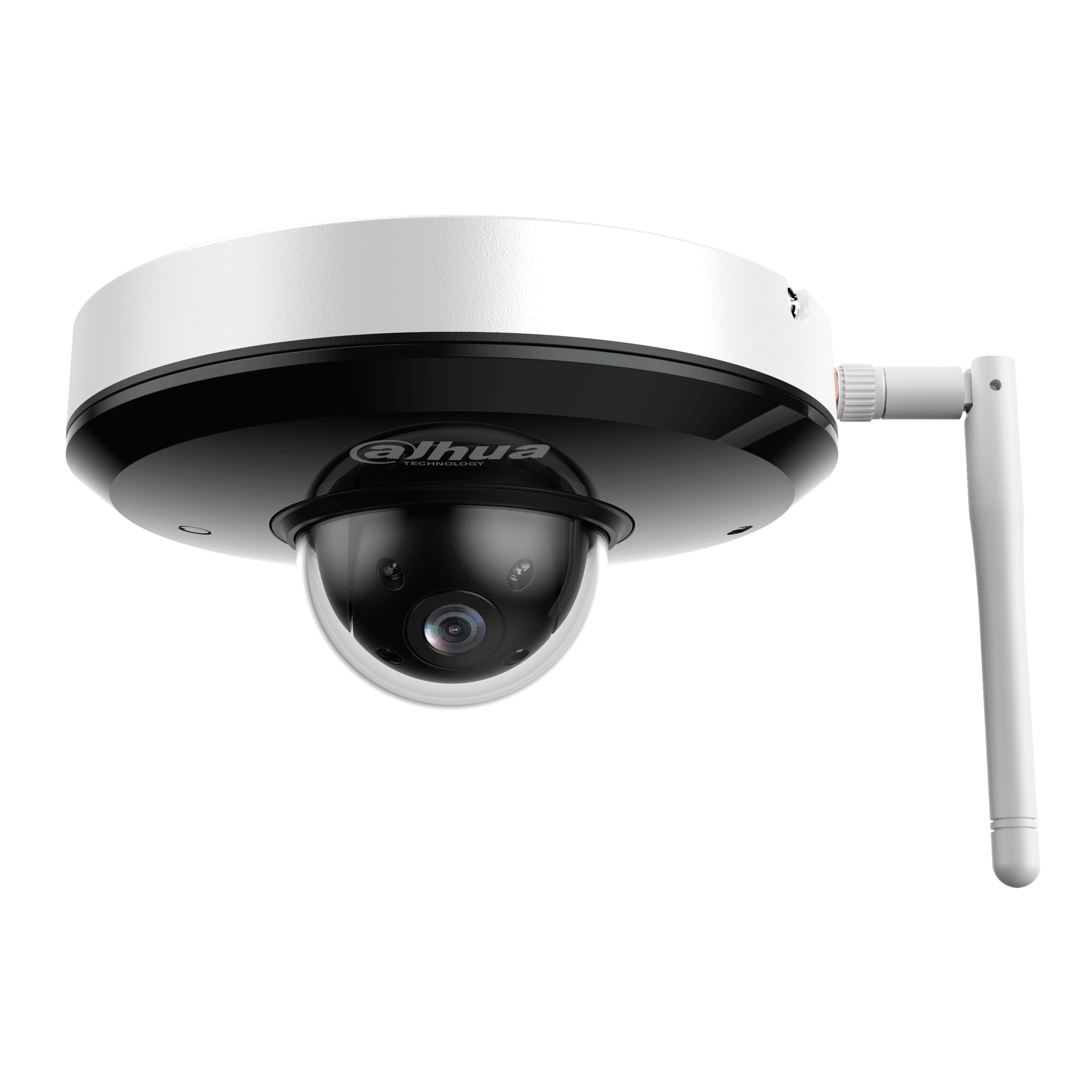 Voorkant Dahua DH-SD1A404DB-GNY-W 4MP WizSense camera met WiFi en PTZ