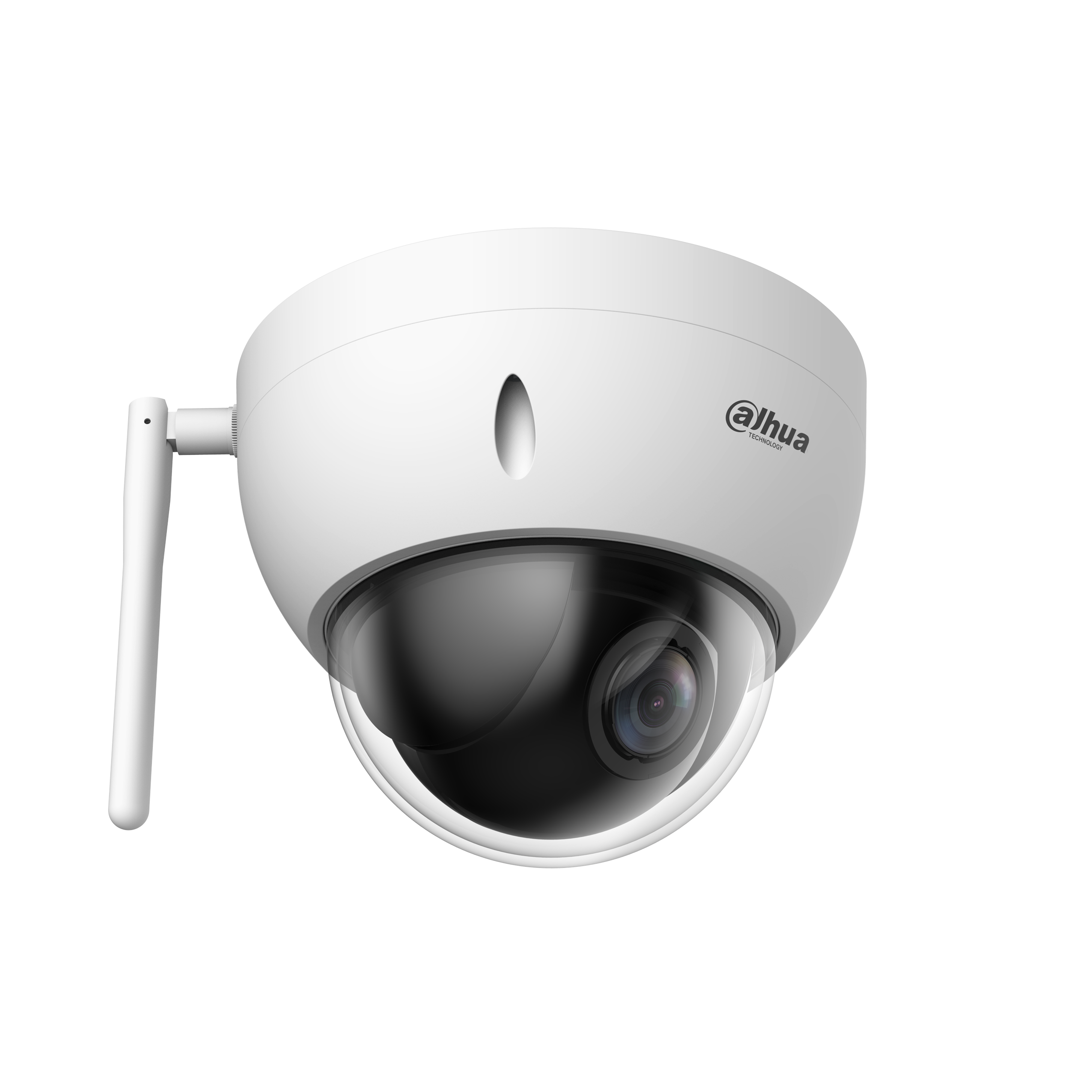 De Dahua DH-SD22204DB-GNY-W 2MP WizSense WiFi PTZ camera schuin van linksonder