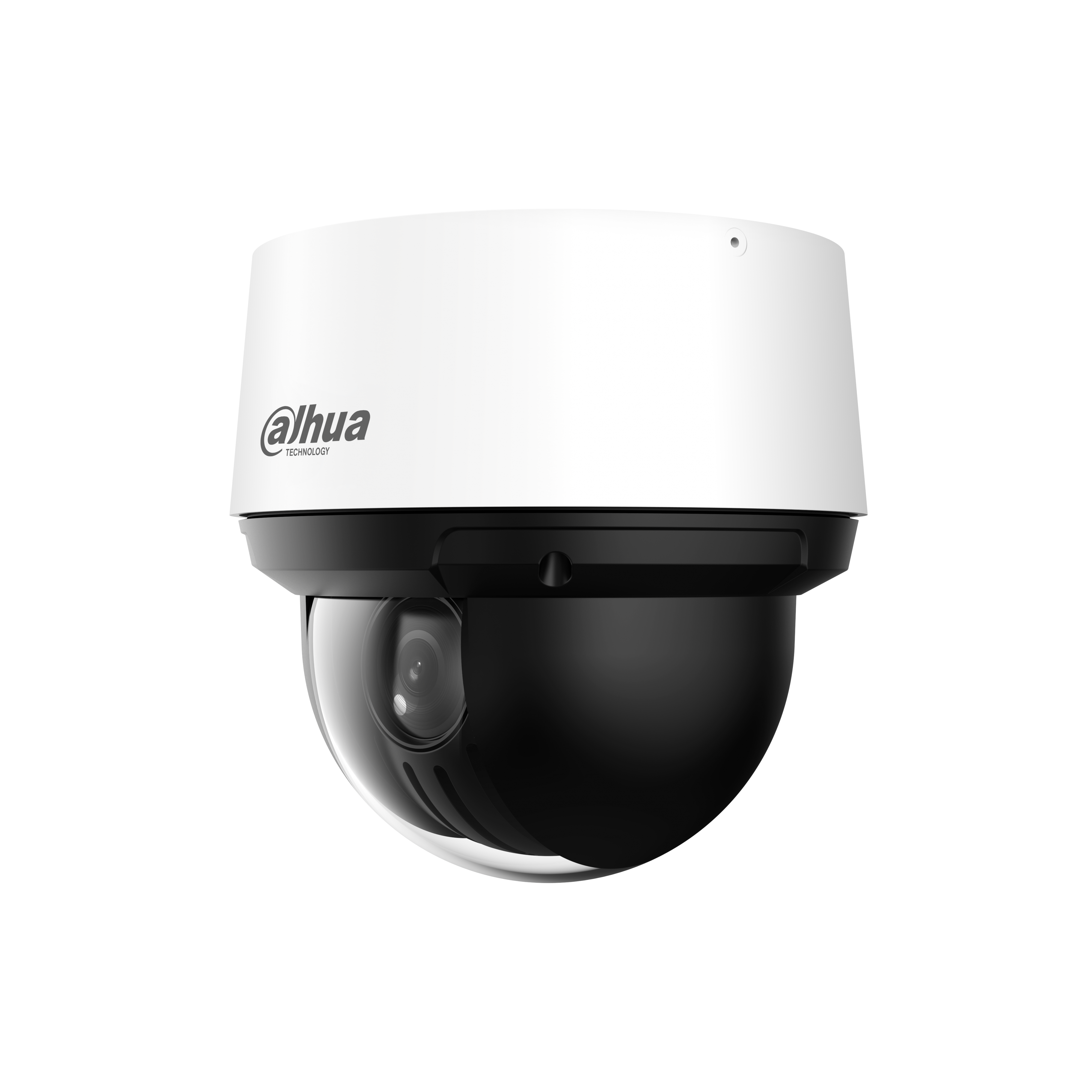 De Dahua DH-SD4A216DB-HNY outdoor PTZ camera schuin van voren
