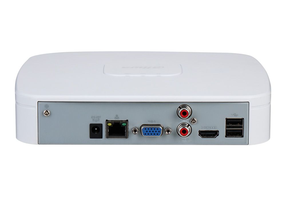 Dahua NVR4116-4KS3 NVR productfoto achterkant poorten aansluitingen