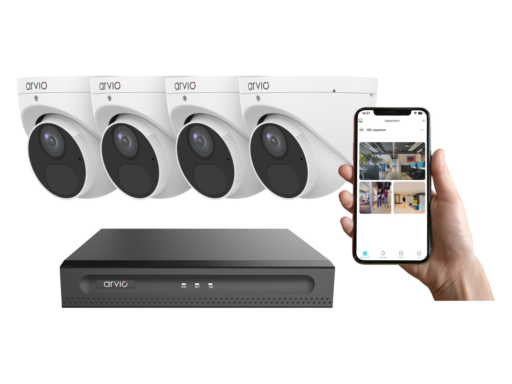 Arvio 4-Turret Plus Bekabeld