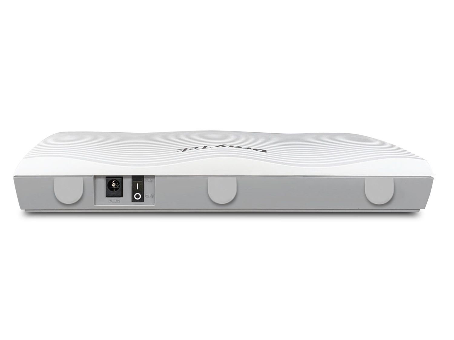 Achterkant DrayTek Vigor 1220 Dual WAN 10G XGS-PON VPN router met SFP+