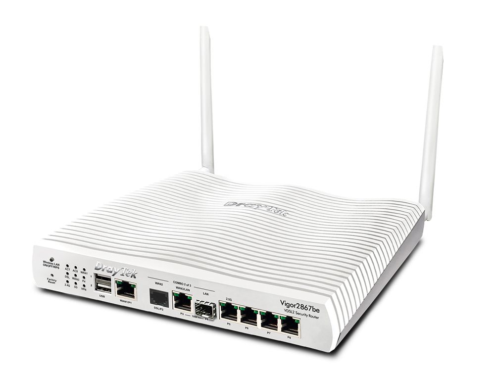 DrayTek Vigor2867be WiFi 7 Zakelijke Router