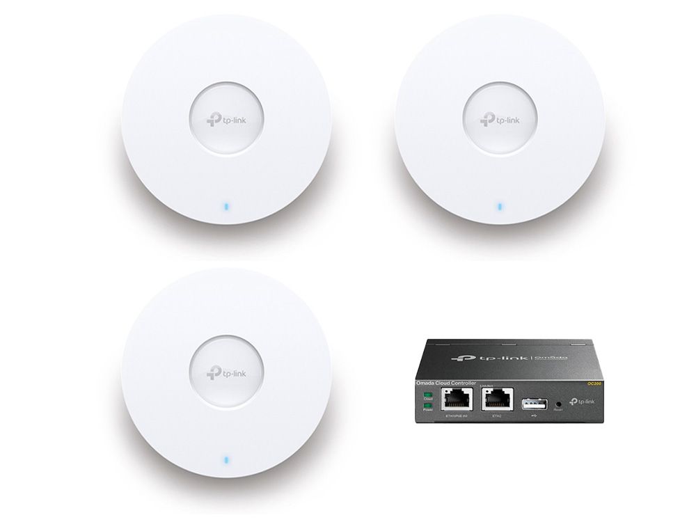 Omada by TP-Link EAP653 UR 3-pack + OC200