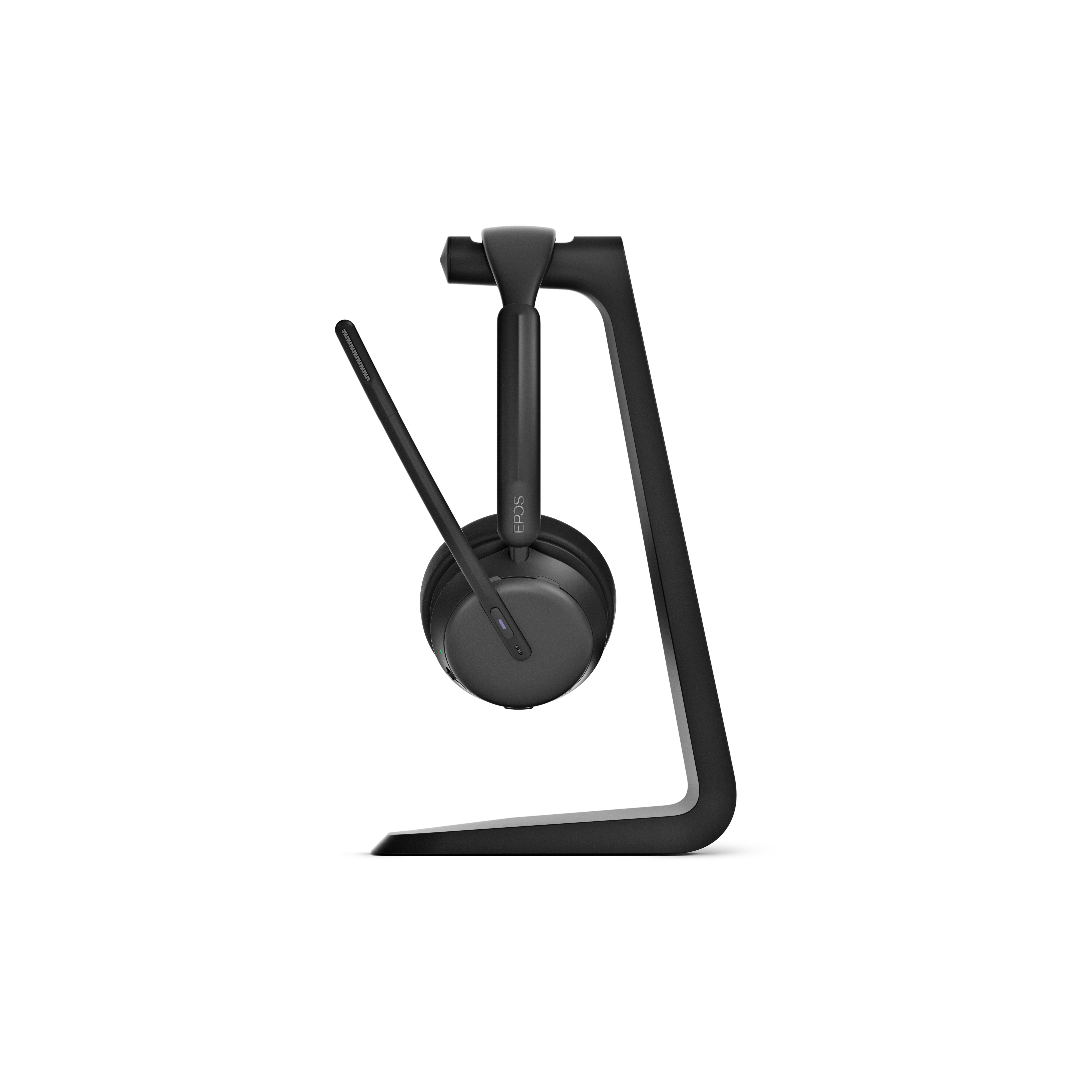Zijkant EPOS IMPACT 1000 MS UC ANC WL Stand draadloze headset met laadstandaard