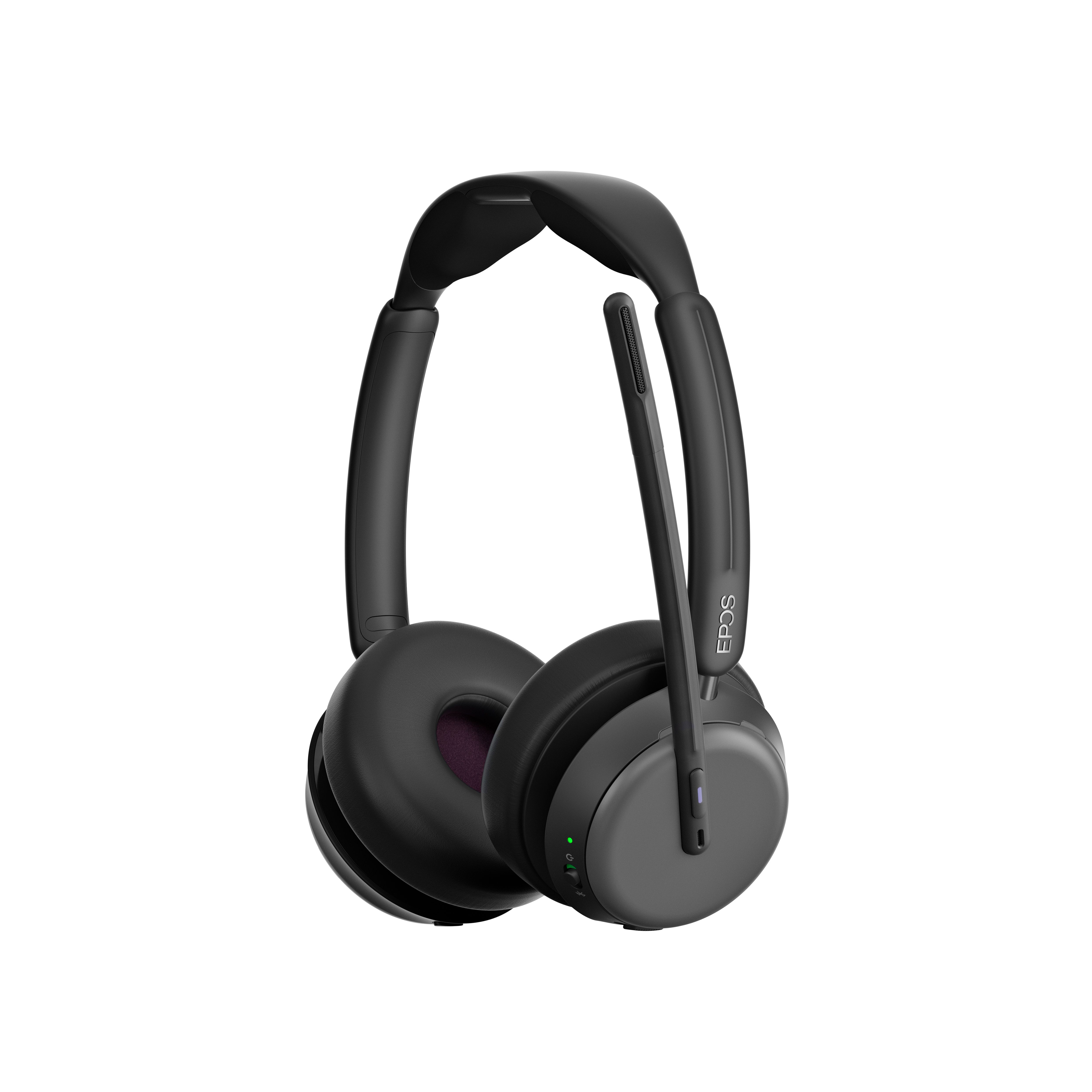 EPOS IMPACT 1000 MS UC ANC WL Bluetooth headset met microfoonarm omhoog