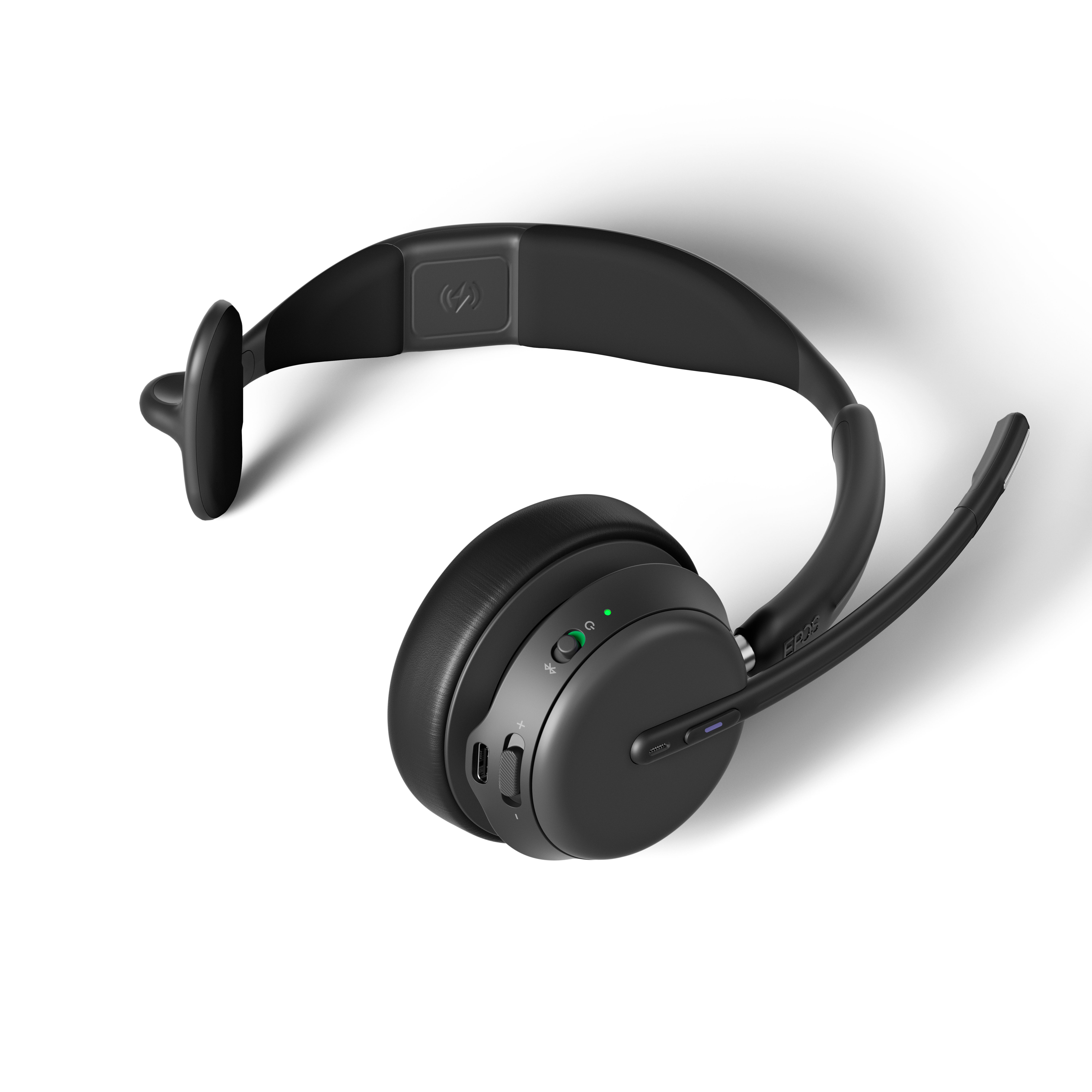 EPOS IMPACT 1000 MS UC Mono WL Bluetooth Headset liggend