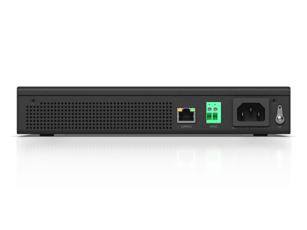 Ubiquiti EdgeSwitch 8-poorts achterzijde