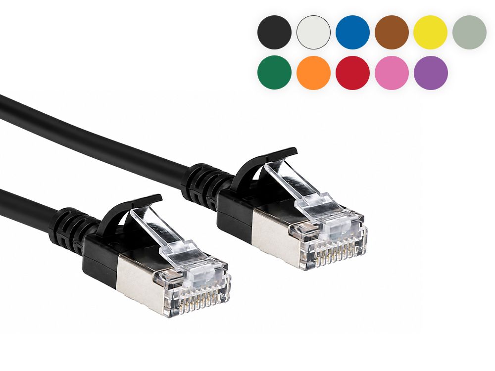 FTP ACT Slimline Kabel Cat6a configurable