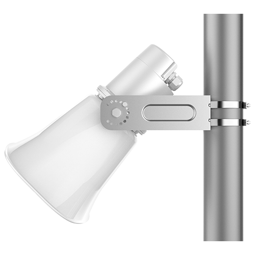 Grandstream GSC3518HS SIP Horn Speaker links aan paal of mast