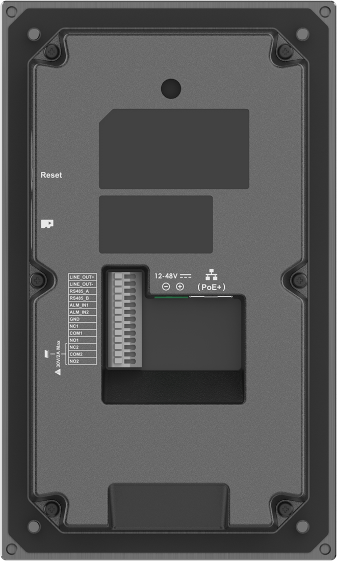Grandstream GSC3560 Outdoor Audio Intercom achterkant
