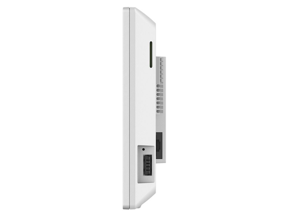 Zijkant van het Grandstream GSC3574 intercom bedieningspaneel