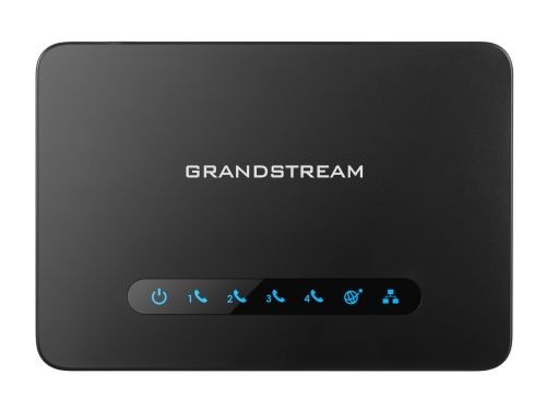 Voorkant van de Grandstream Handytone HT814 VoIP Converter