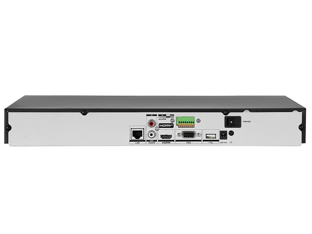 Hikvision DS-7616NXI-K2(D) AcuSense NVR productfoto achterkant