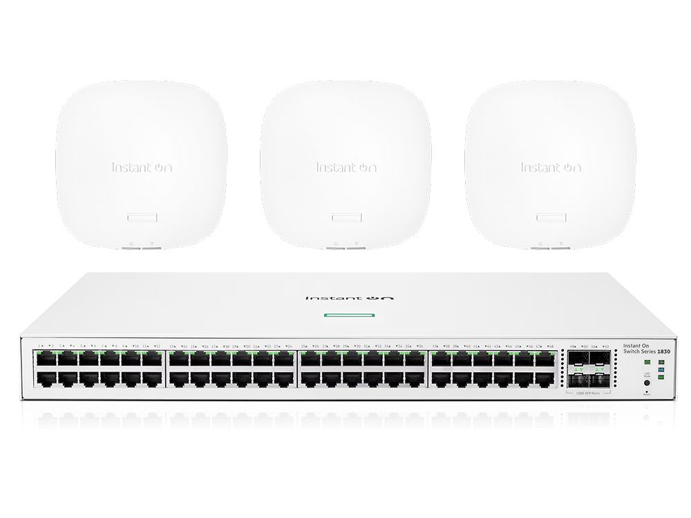 HPE Networking Instant On Starter Pack 48-poort switch met AP22