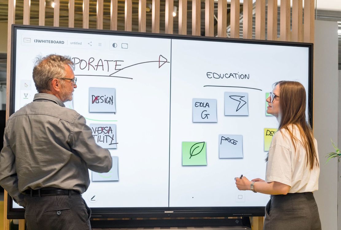 i3CONNECT Aspen 4 Interactief touchscreen display met Android voor zakelijk en educatief gebruik