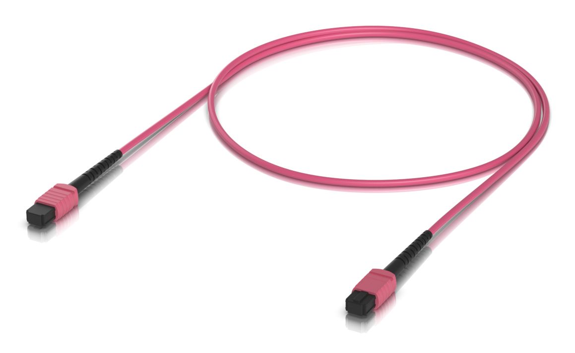 Ubiquiti UniFi OM4 MPO-12 UPC Fiber Patch Cable 1 meter 10-pack (UACC-OFC-MA-MPMP-1M-10)