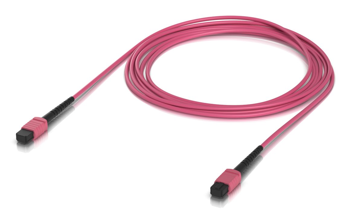 Ubiquiti UniFi OM4 MPO-12 UPC Fiber Patch Cable 3 meter 10-pack (UACC-OFC-MA-MPMP-3M-10)